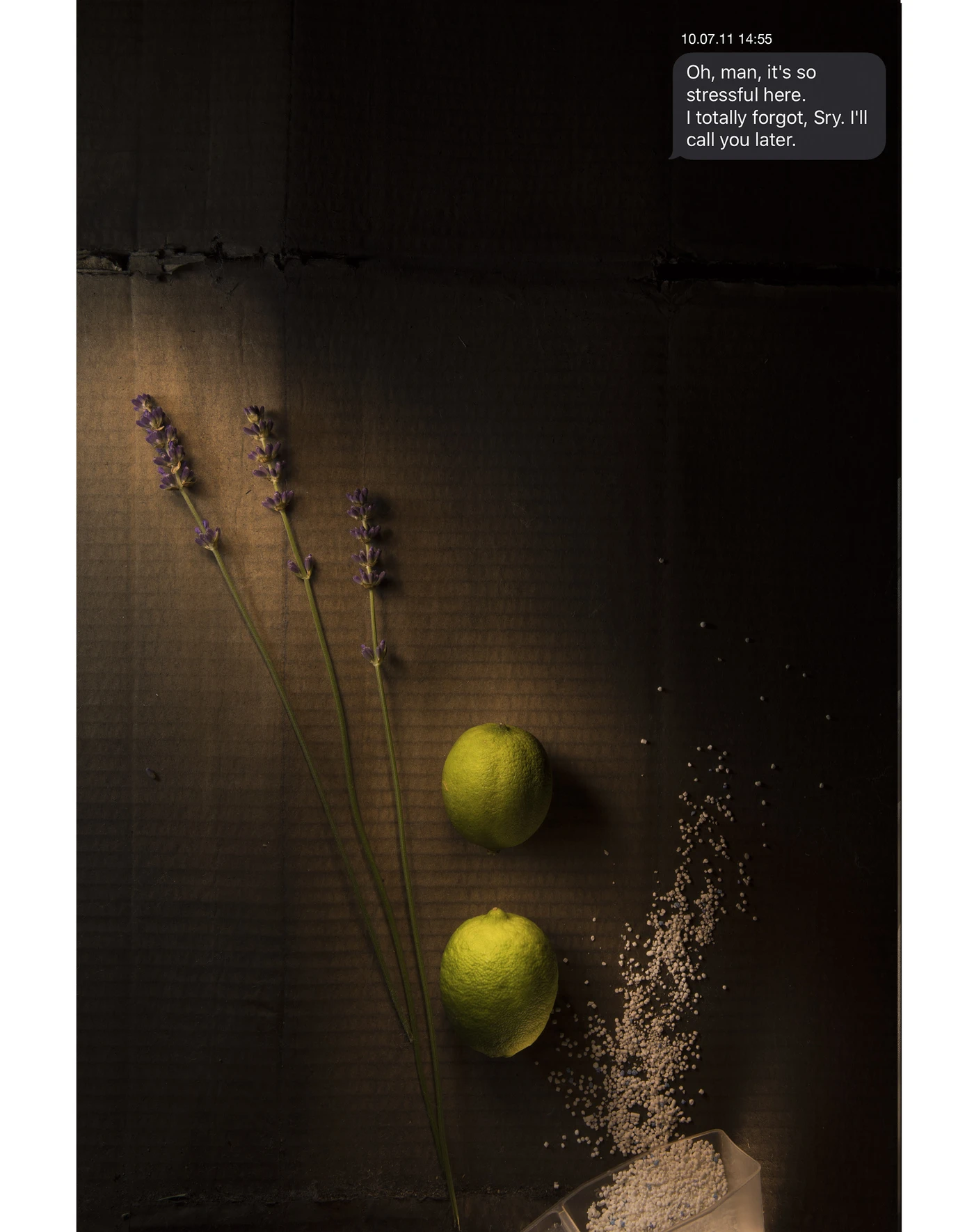 Like laundry detergent and cheap perfume